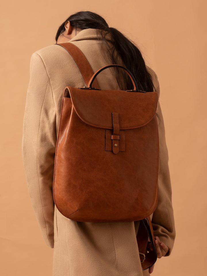 Classic Tan Backpack - Miri