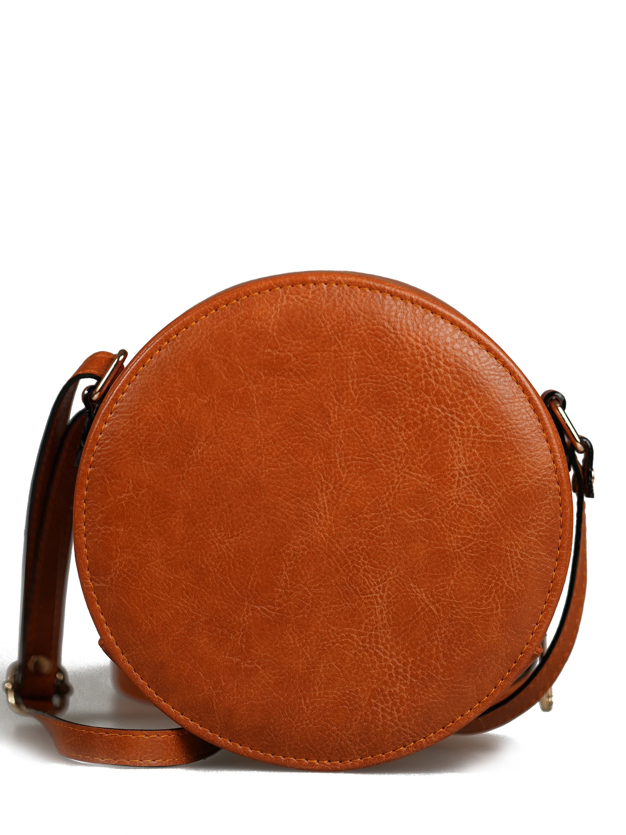Hand Embroidered Peach Cornfield Round Sling Bag – Miri