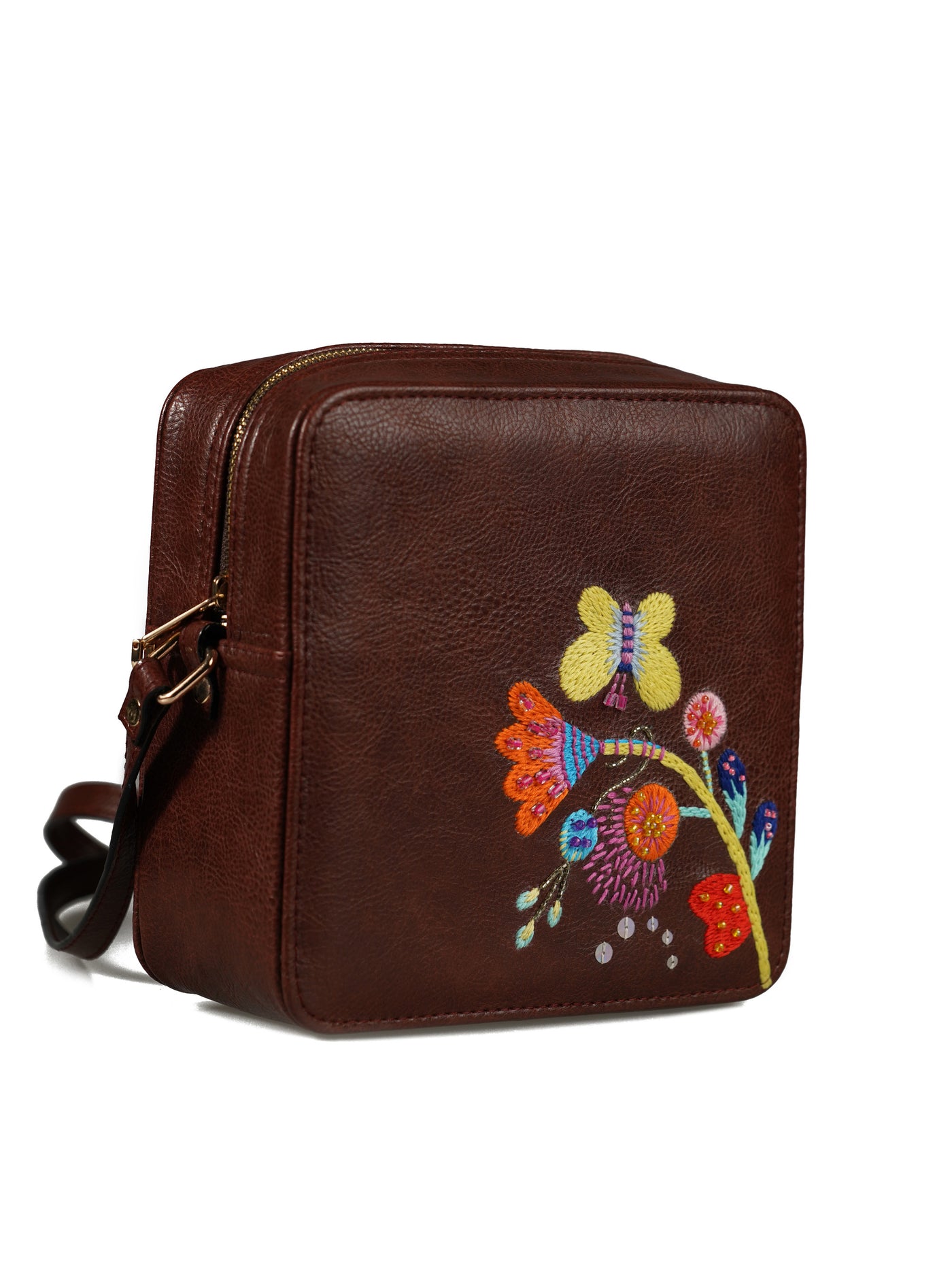 Butterfly in My Garden Sling Bag - Miri